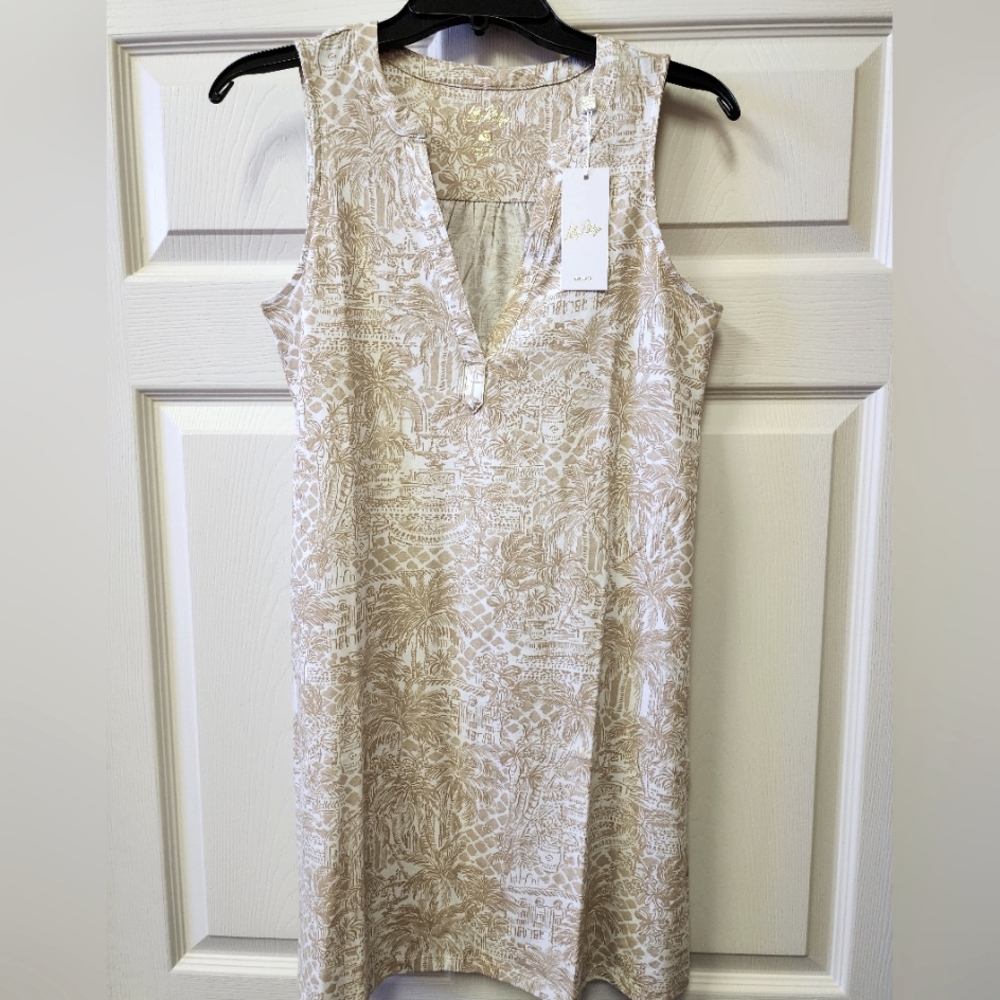 NWT Lds. Lily Pulitzer Dev Sandbar "Palm Beach" sleevless dress Sz.XS